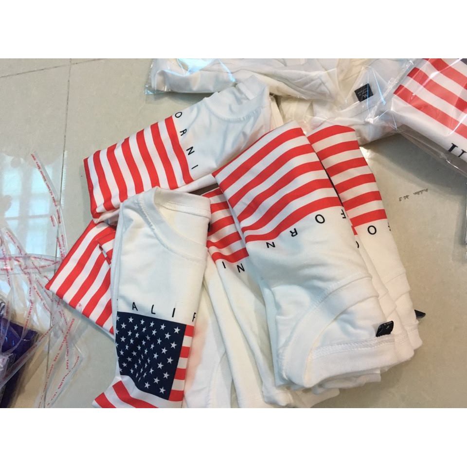 [Sỉ] Áo Thun Cờ Mĩ UNISEX