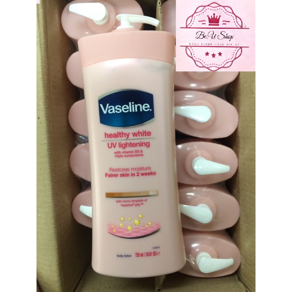 {Cam Kết Chính Hãng} Sữa Dưỡng Thể Vaseline xuất khẩu MỸ - MẪU MỚI - 725ml - 24.51 oz