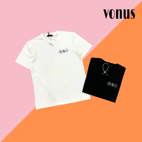 Áo thun nam nữ LV cao cấp I Áo phông ngắn tay nam nữ chất cotton mát co giãn,mềm mịn I Thiết kế form trẻ trung I #TL004. | BigBuy360 - bigbuy360.vn