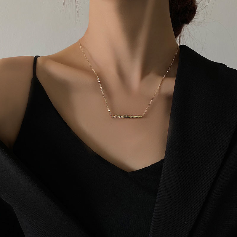 [ Mã FAHOTCB1505 giảm 10K đơn bất kỳ] Butterfly Pendant Necklace Clavicle Chain Fine Jewelry