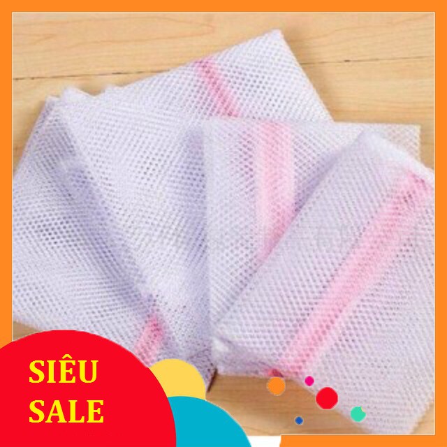 (hàng siêu hot) Túi Lưới Giặt Đồ WASH Loại Lớn Kích Thước 50 x 60 cm Giúp Giải Quyết Quần Áo Bị Cọ Xát Vào Máy Giặt Khi 