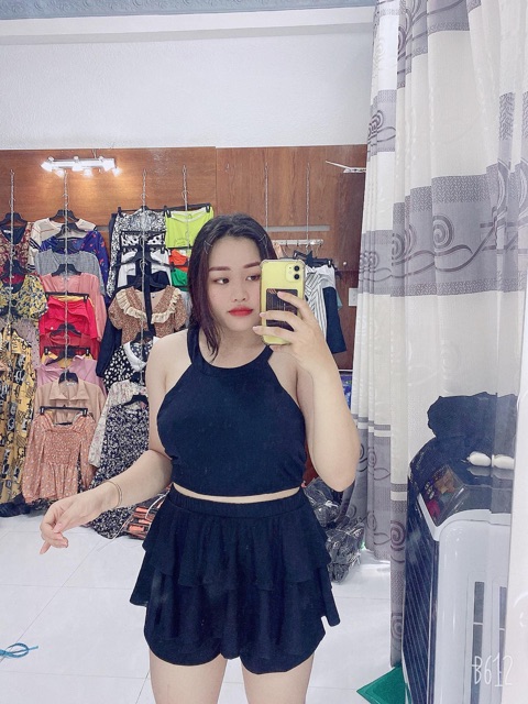 Set bơi bikini váy tầng #bigsize 60 - 80 kí | BigBuy360 - bigbuy360.vn