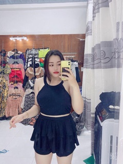Set bơi bikini váy tầng #bigsize 60 - 80 kí