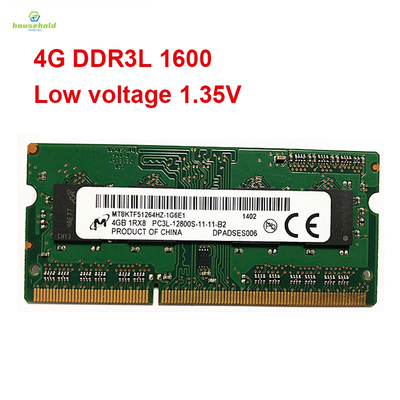 Usb Mgo Ddr3L 1600 4g Notebook Pc3L-12800S 4g