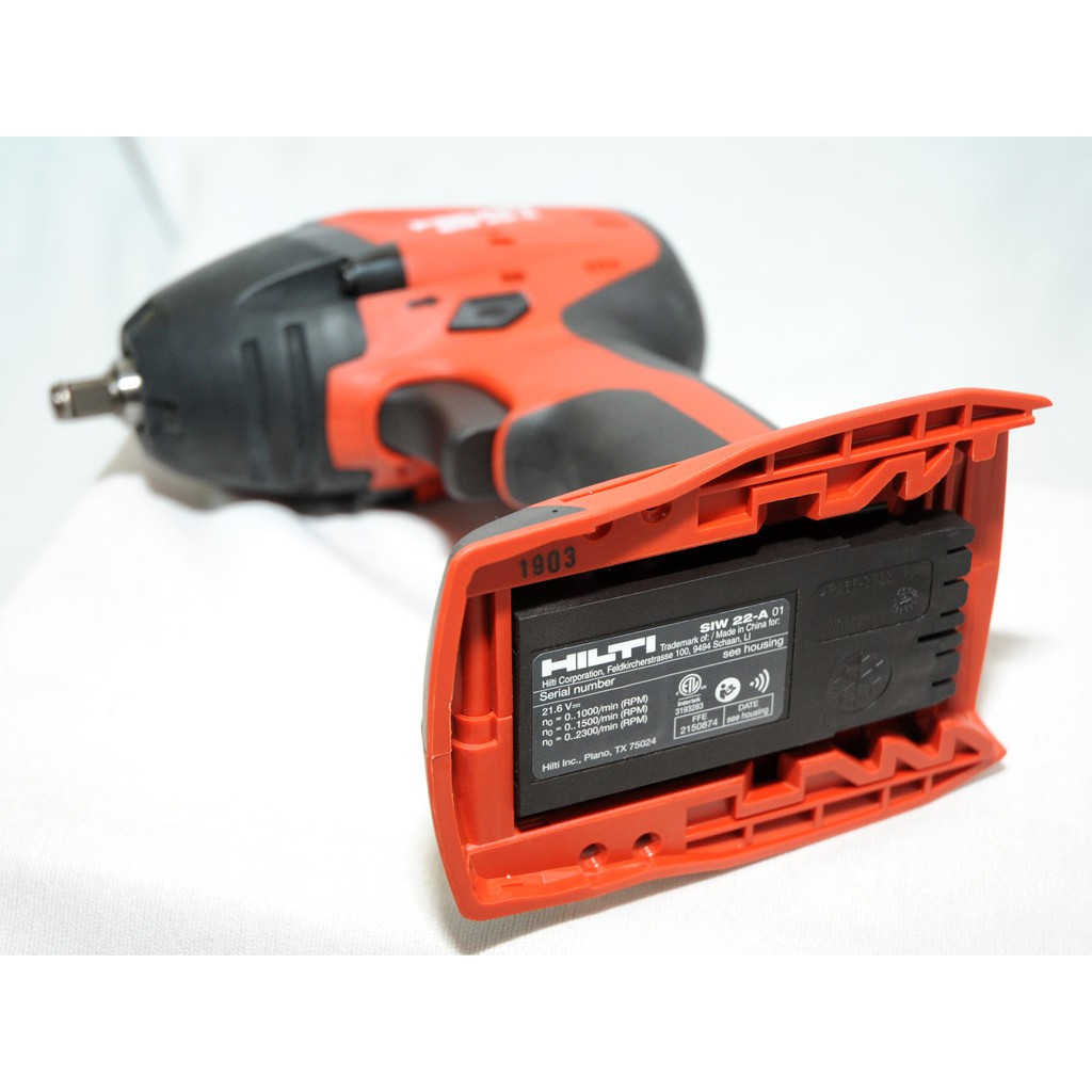 Máy bắn vit PIN - HILTI - SIW 22-A -  ĐIỆN THẾ :  22V – ĐẦU 3/8”