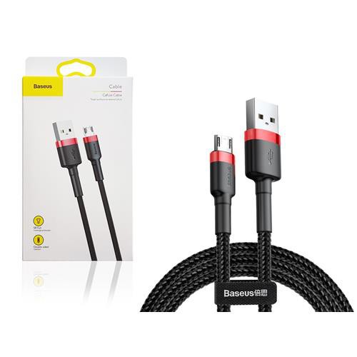 Cáp sạc nhanh Micro USB 2 Mặt  Baseus CAMKLF-C91 dài 2 mét hỗ trợ 1.5A - Hàng Chính Hãng bảo hành 24 tháng