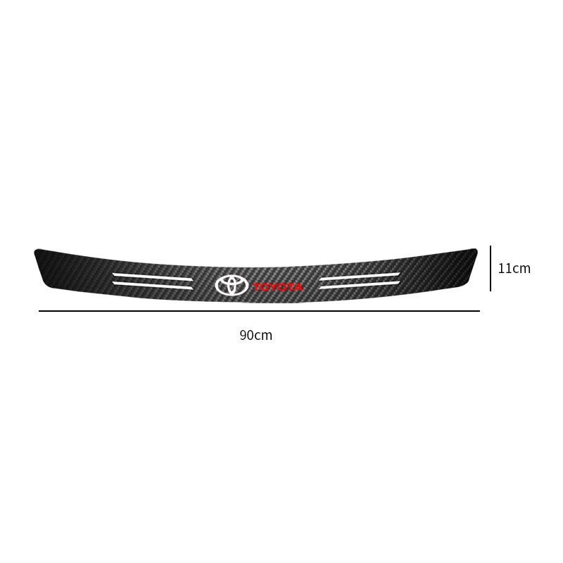 1 Miếng Dán Trang Trí Xe Hơi Bằng Sợi Carbon Cho Toyota Prius Avensis Rav4 Auris Yaris Verso Land