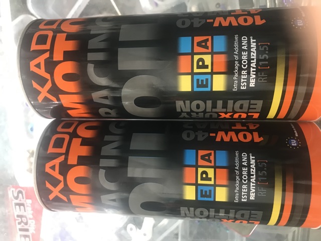 Nhớt XADO RACING V2 10W-40 4T MA2 DUNG TÍCH 1.0 LÍT chính hãng