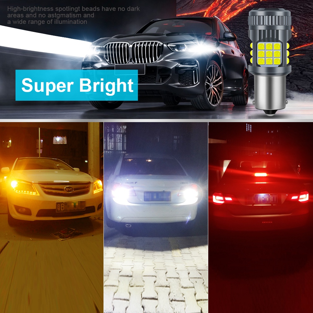 1 Bóng Đèn LED 36SMD 1156 T20 w21w 7443 1157 PY21W Cho Xe Hơi