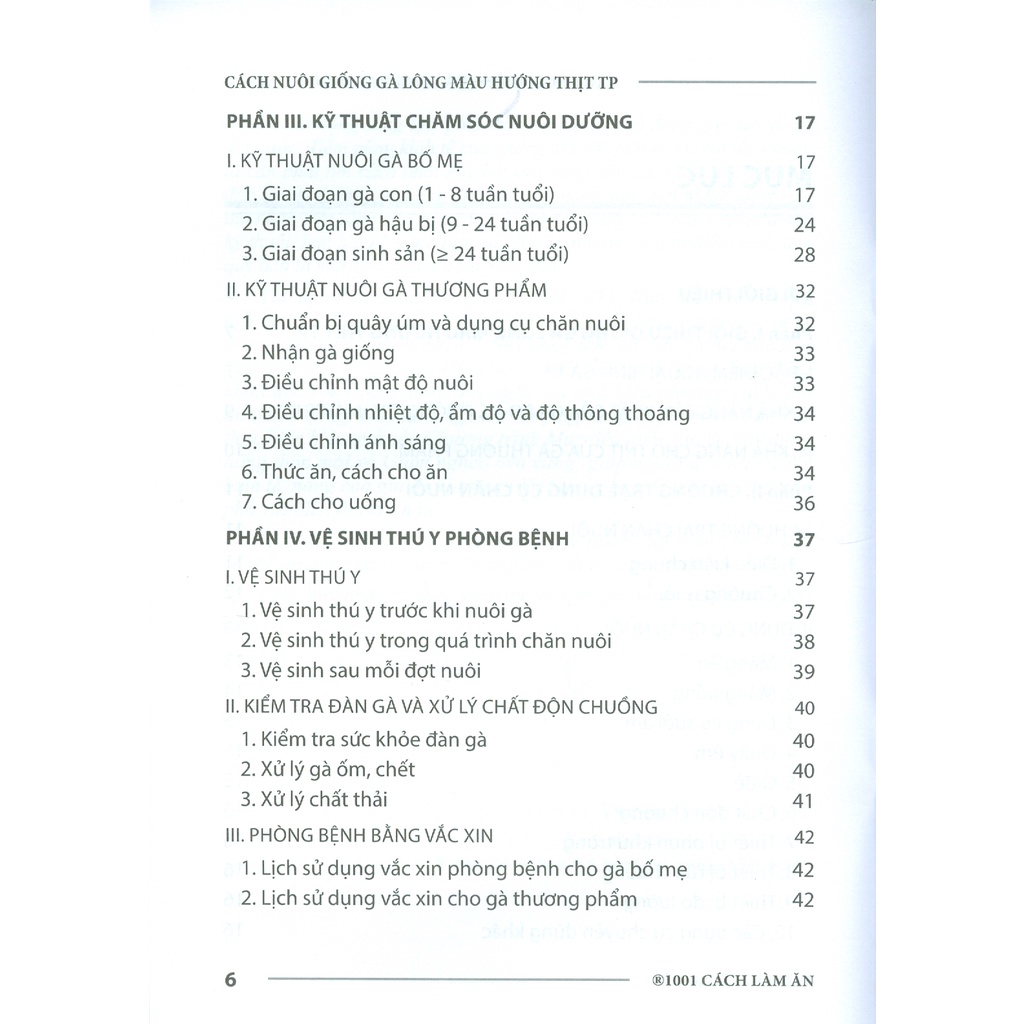 Sách - Cách Nuôi Giống Gà Lông Màu Hướng Thịt TP