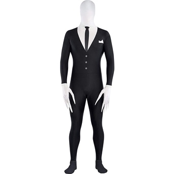 Bộ hóa trang Slender Man Partysuit Halloween cho thiếu niên và người lớn