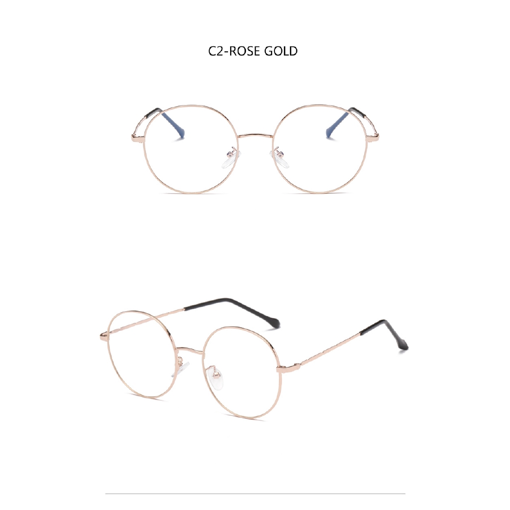 Gọng kính kim loại thời trang phong cách retro dành cho nam và nữ