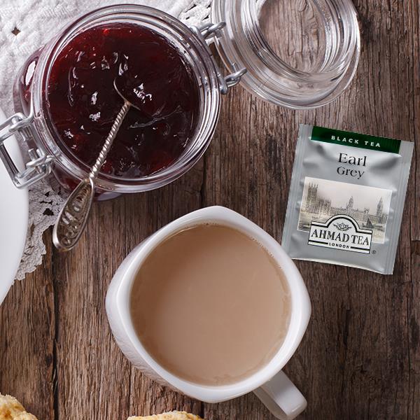 TRÀ AHMAD ANH QUỐC - BÁ TƯỚC  - Earl Grey - Khách sạn, nhà hàng tiện dùng có bao thiếc riêng