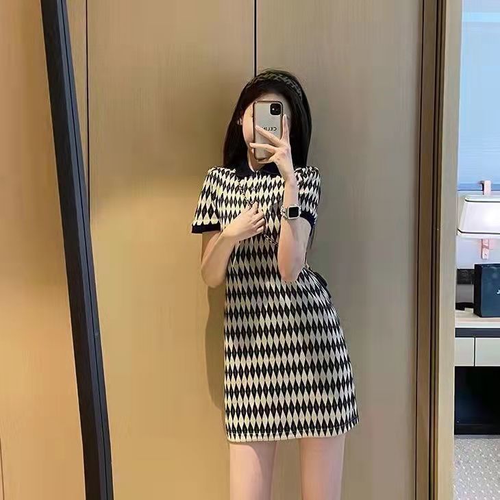 Phụ nữ Váy sọc Thời trang Váy ngắn Đi làm Trưởng thành