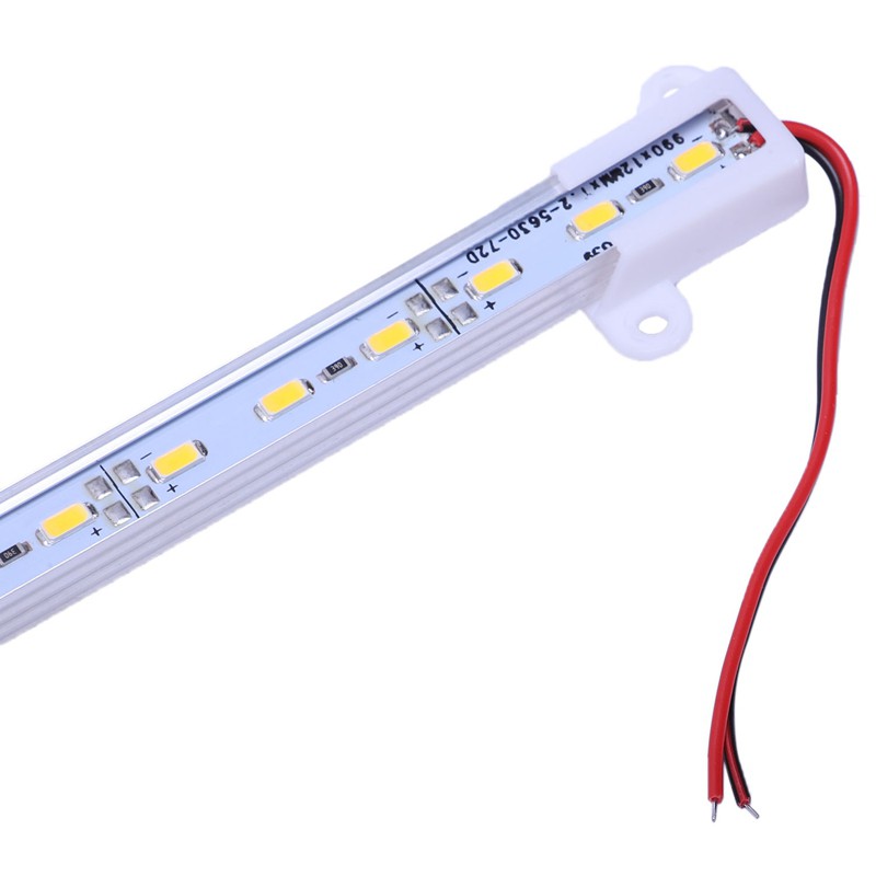 Thanh Đèn Led Vỏ Nhôm Cứng 50cm 12v 36 Led 5630 Smd