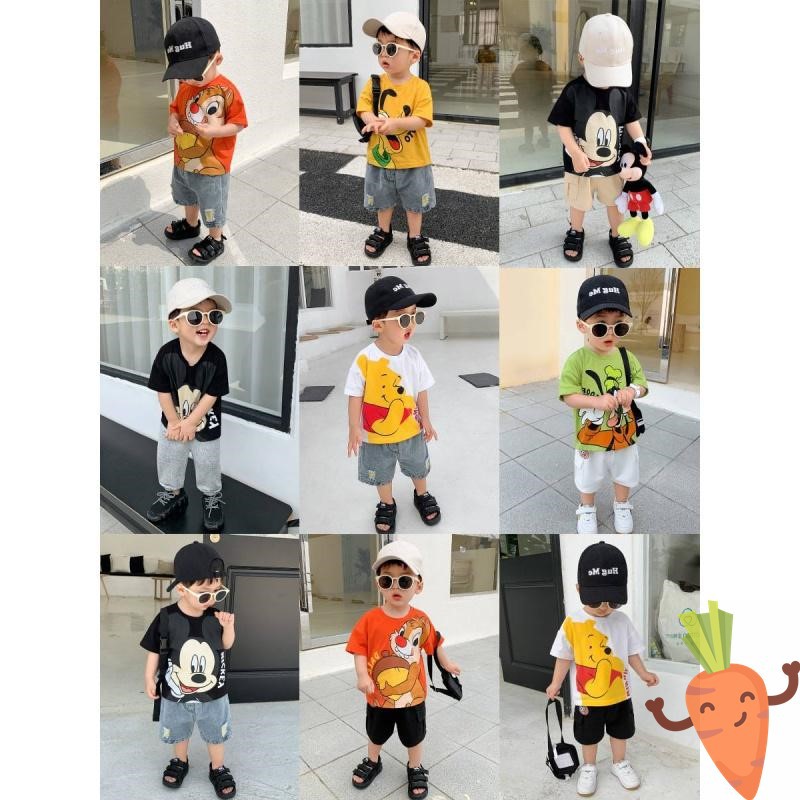 [SALE] Áo Cộc Tay  Minky Mom Thun Lạnh Họa Tiết Hoạt Hình Cho Bé Trai Bé Gái, Áo Hè Ngắn Tay Trẻ Em Siêu Mát MKMA2101