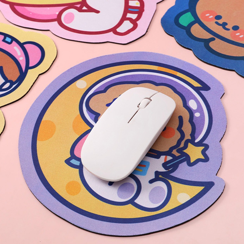 1 Miếng Lót Chuột Mềm Chống Thấm Nước Họa Tiết Hoạt Hình Sáng Tạo