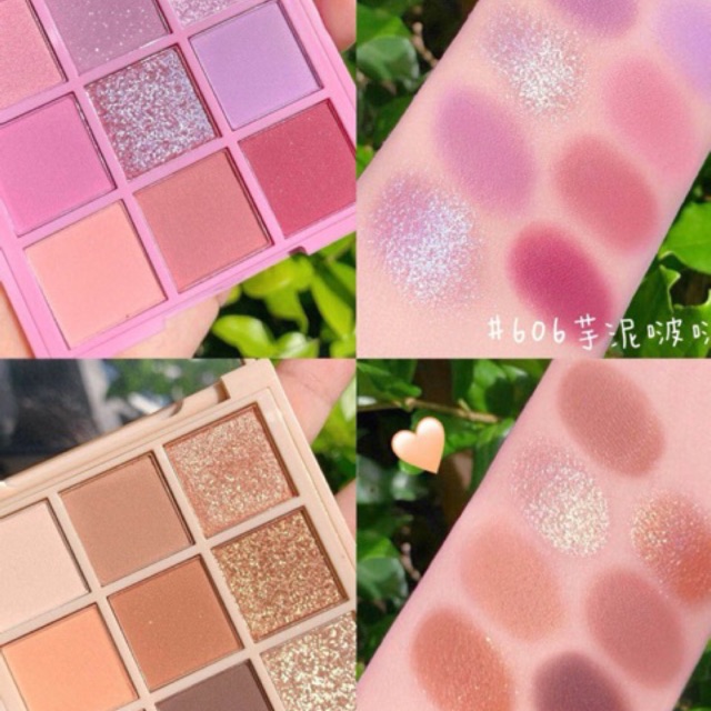 Phấn mắt HOLD LIVE RED VELVET 9 ô(dễ nứt ô nhũ)