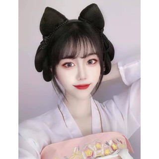 (CÓ SẴN) Bờm tóc búi tết sẵn