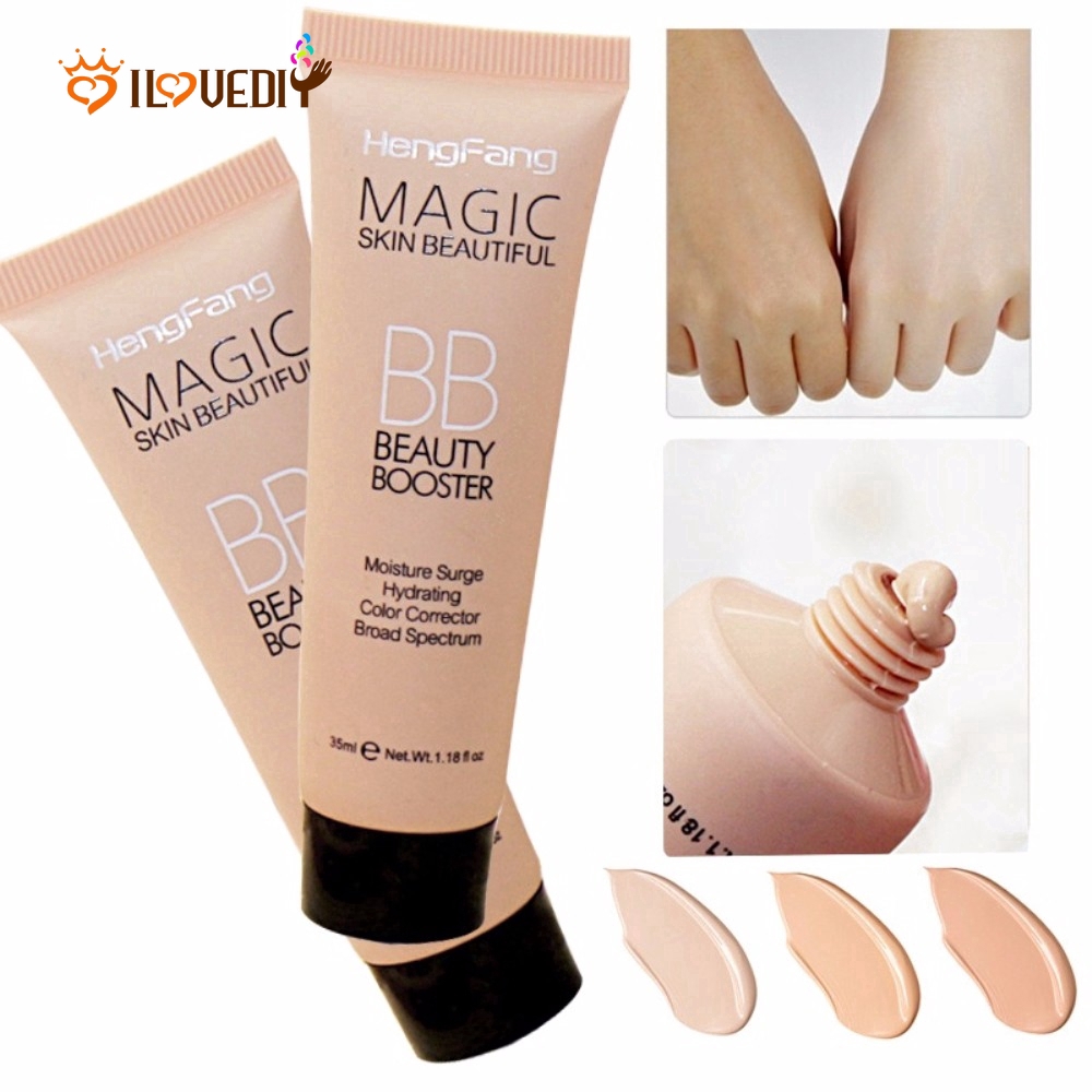 Natural Brightening BB Cream / Facial Makeup Base Foundation / Long Lasting Waterproof Whitening Concealer Cream / Face Moisturizing Primer Beauty Cosmetics