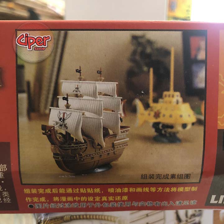 Mô hình thuyền tàu Shank Tóc Đỏ One Piece Tứ Hoàng Shanks