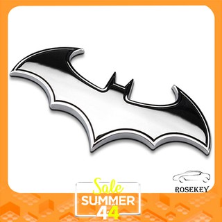 Miếng dán xe hơi hình con dơi bằng kim loại trang trí cho 1pacs HZ004
