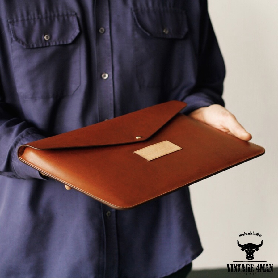 Túi Da Đựng Laptop, Máy Tính Bảng, Tệp A4 / Da thật M12