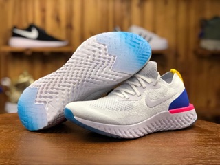 Giày Epic React Flyknit nhẹ êm bền cao cấp (trắng)