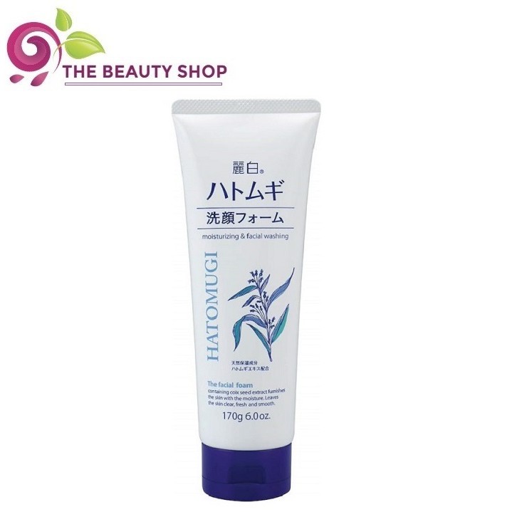 Sữa rửa mặt trắng da Hatomugi 170g