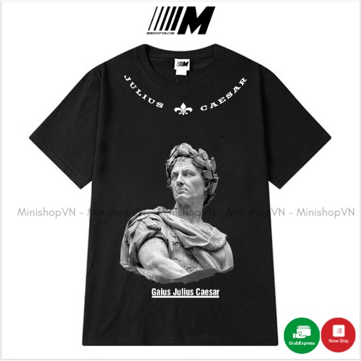 Áo thun unisex / Áo phông in hình Caesar form rộng chất cotton mềm mát | BigBuy360 - bigbuy360.vn