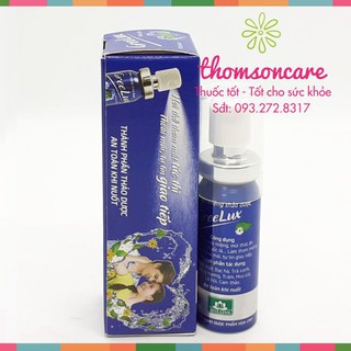 Xịt Thơm Miệng Greelux thảo dược vị cay mát