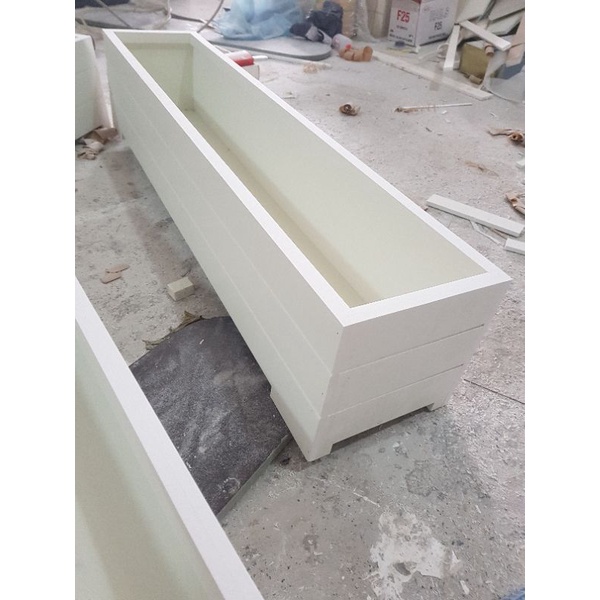 Chậu 80x25x25 composite chân liền cao cấp 0338 073 163