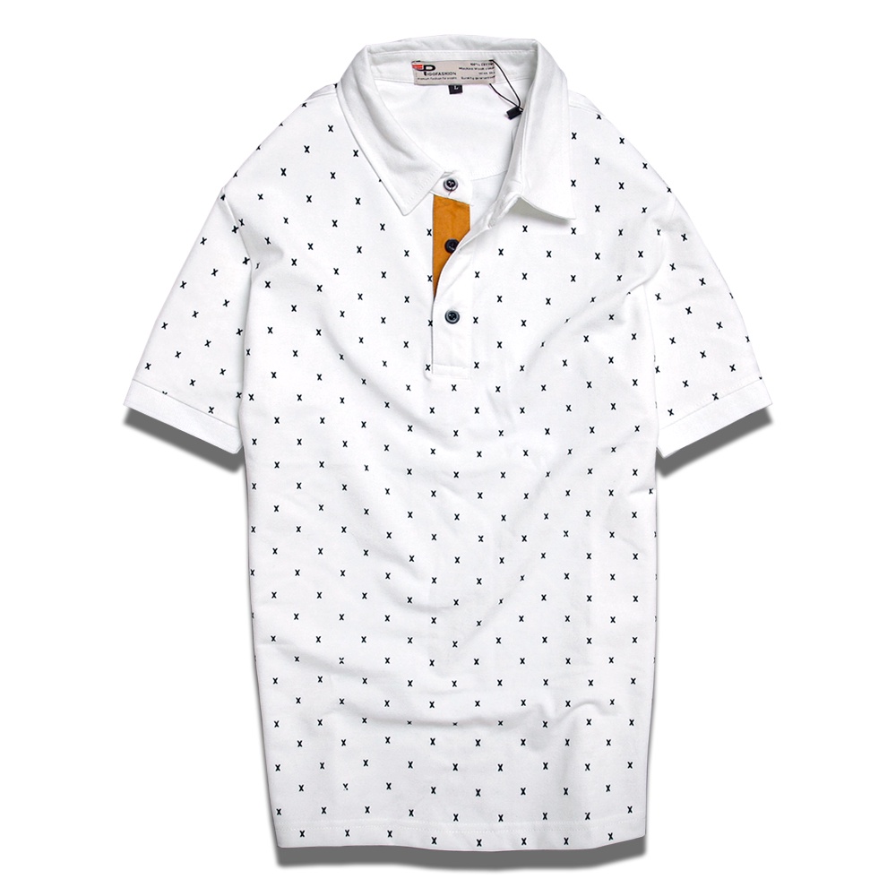Áo thun nam polo họa tiết chữ X sang trọng Zonado Zgu02 chọn màu