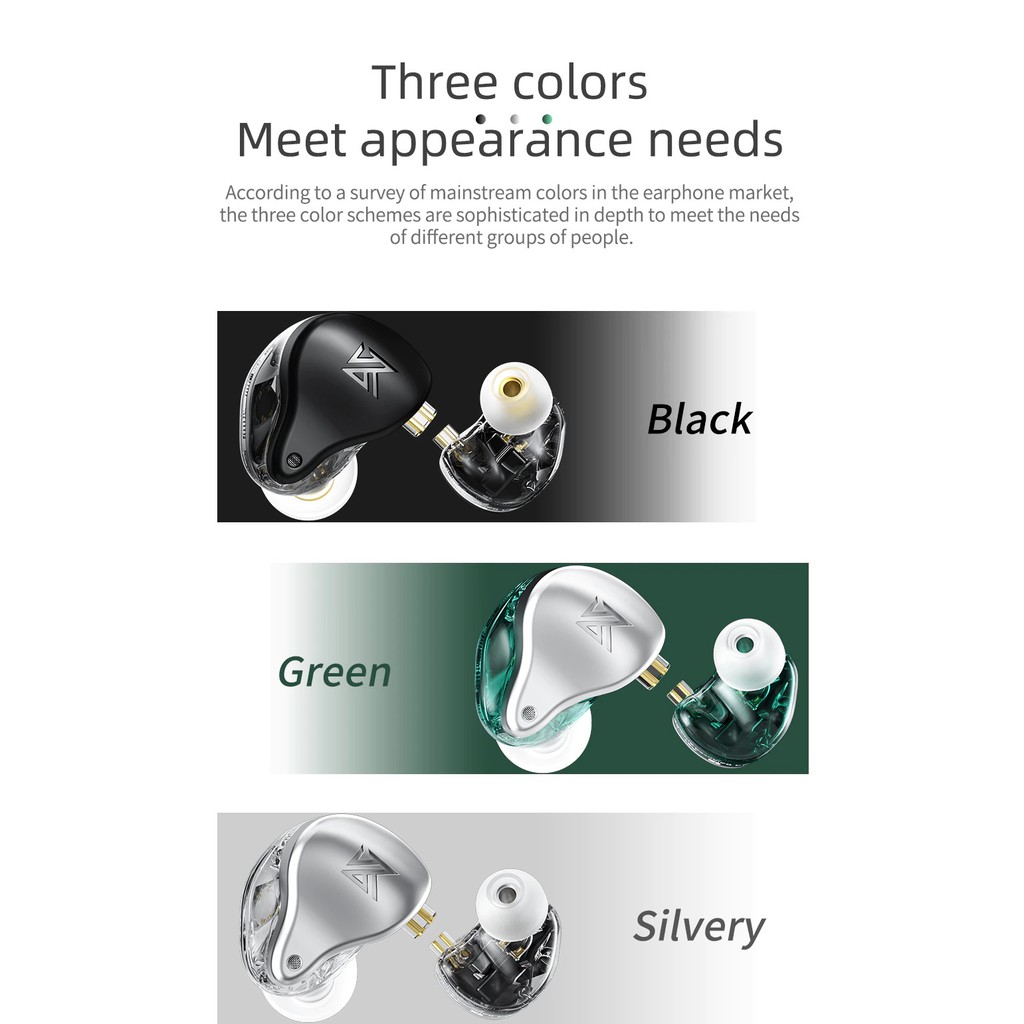 Tai nghe KZ AST 24 BA Hifi Bass Tai Nghe Nhét Tai Loại Bỏ Tiếng Ồn Tai Nghe Nhét Tai Thể Thao