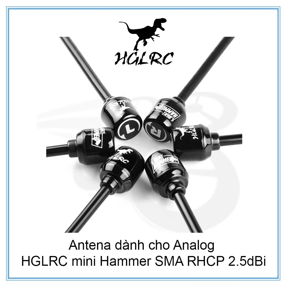 Antena dành cho Analog HGLRC mini Hammer SMA RHCP 2.5dBi