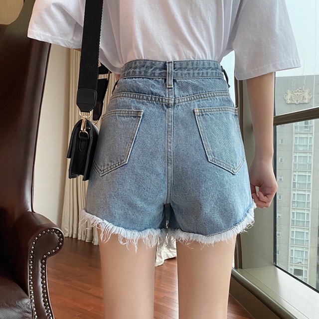 Quần váy denim nút Ulzzangs xinh xắn