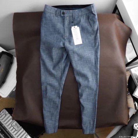 Quần Đũi Dài Tây Âu LACOSTE LINEN NEW Nam Chất Đũi Mềm Mát Dài Dáng Công Sở, Chống Nhăn Màu Trắng Cực Sang 5 Màu