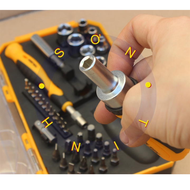Bộ tô vít đa năng 42 món 20041 42pcs bits &amp; sockets set