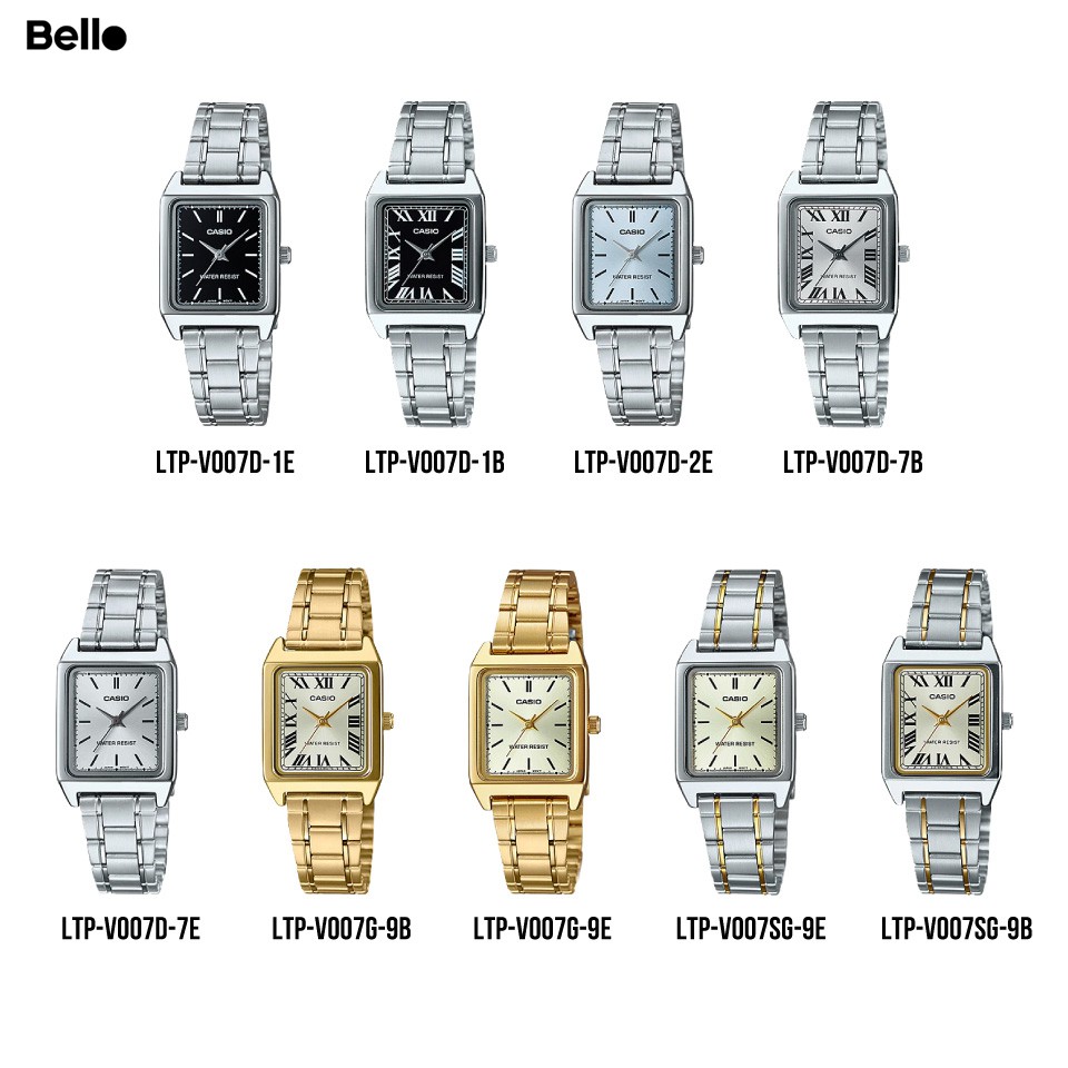 Đồng hồ Casio Nữ LTP-V007 chính hãng bảo hành 1 năm Pin trọn đời