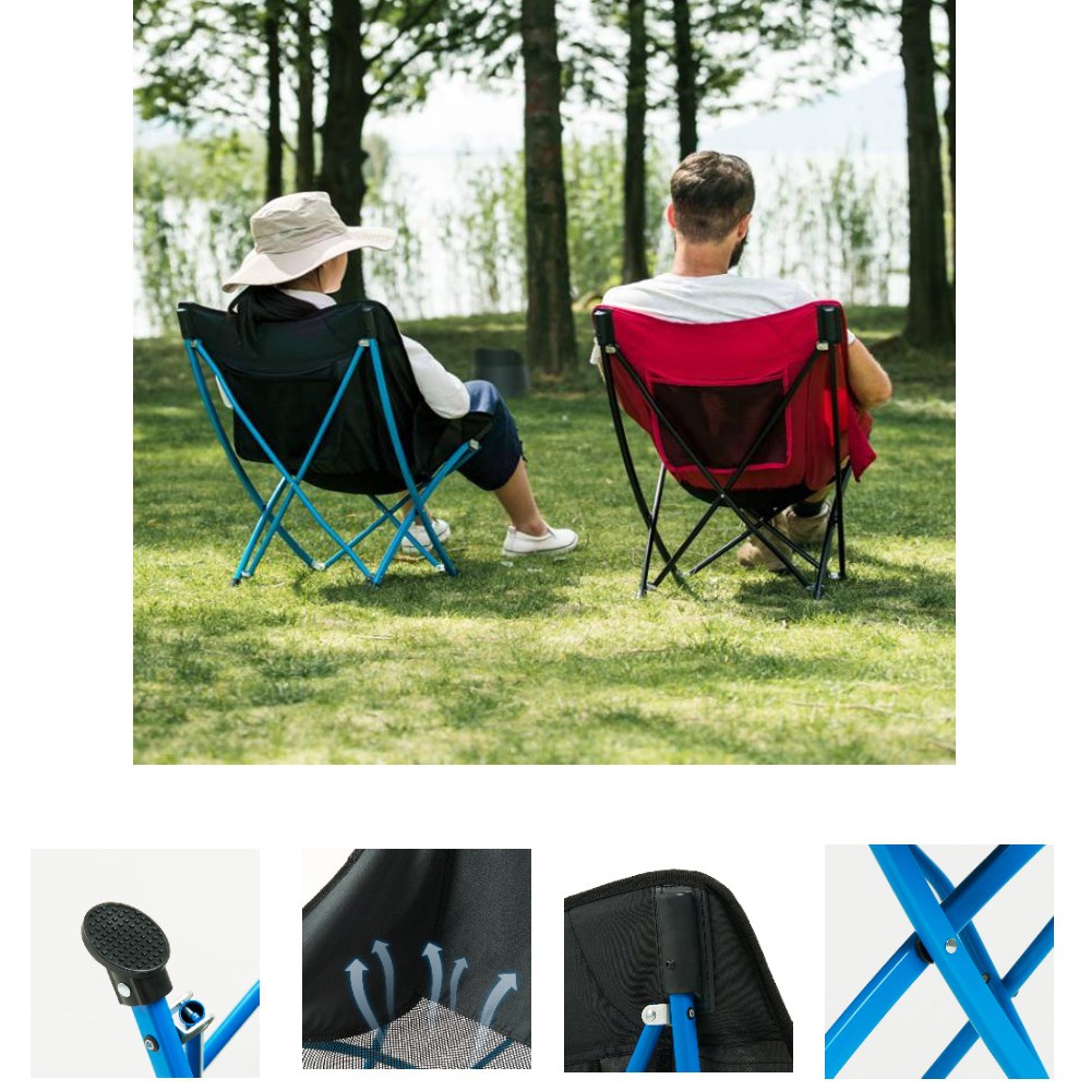 Ghế gấp dã ngoại Naturehike NH18X004-Y siêu gọn nhẹ chính hãng