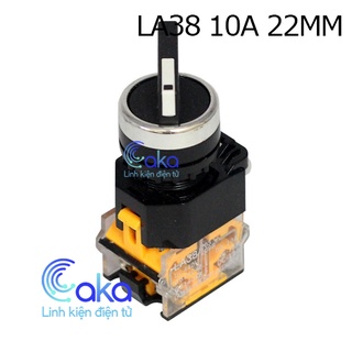 Công tắc xoay 2 vị trí LA38 phi 22