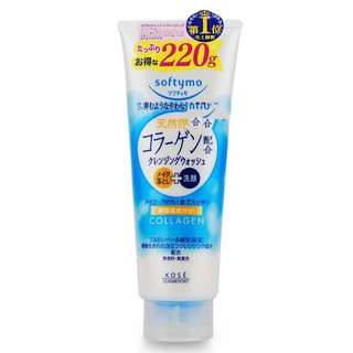 Sữa Rửa Mặt Kose Softymo Collagen Cleansing Wash 220g
