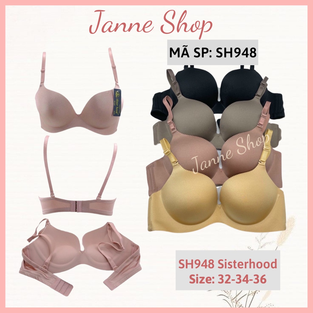 Đồ lót Thái Áo Lót Su Đúc Có Gọng Chất Siêu Đẹp Nâng Ngực Tròn Đầy Sister hood 948
