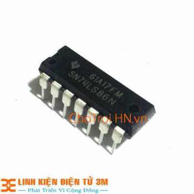 Sản phẩm 74LS86 Quad 2 Input XOR Gates Kiểu Chân DIP14