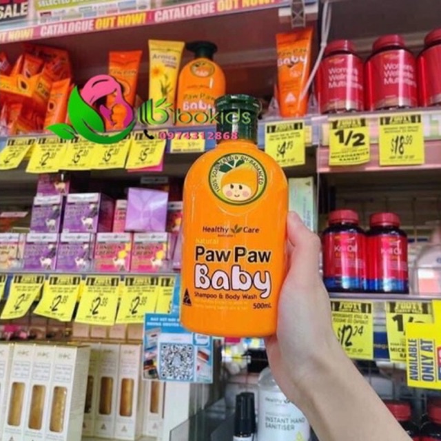 Sữa tăm đu đủ paw paw baby healthy care úc