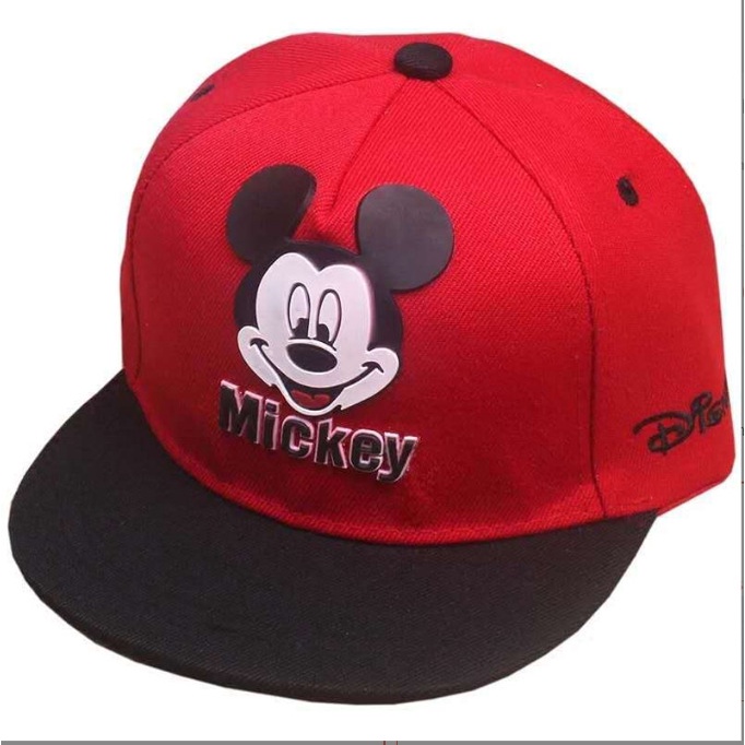 Mũ Lưỡi Trai Mickey cho bé bé trai và bé gái , Phiên Bản Hàn Quốc Hip Hop Cao Cấp dễ thương mới bốn mùa.
