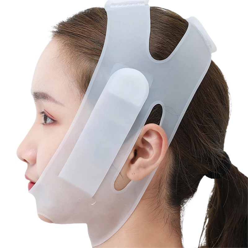 [Hàng mới về] Mặt Nạ Silicon Tạo Cằm Chữ V Làm Thon Gọn Khuôn Mặt