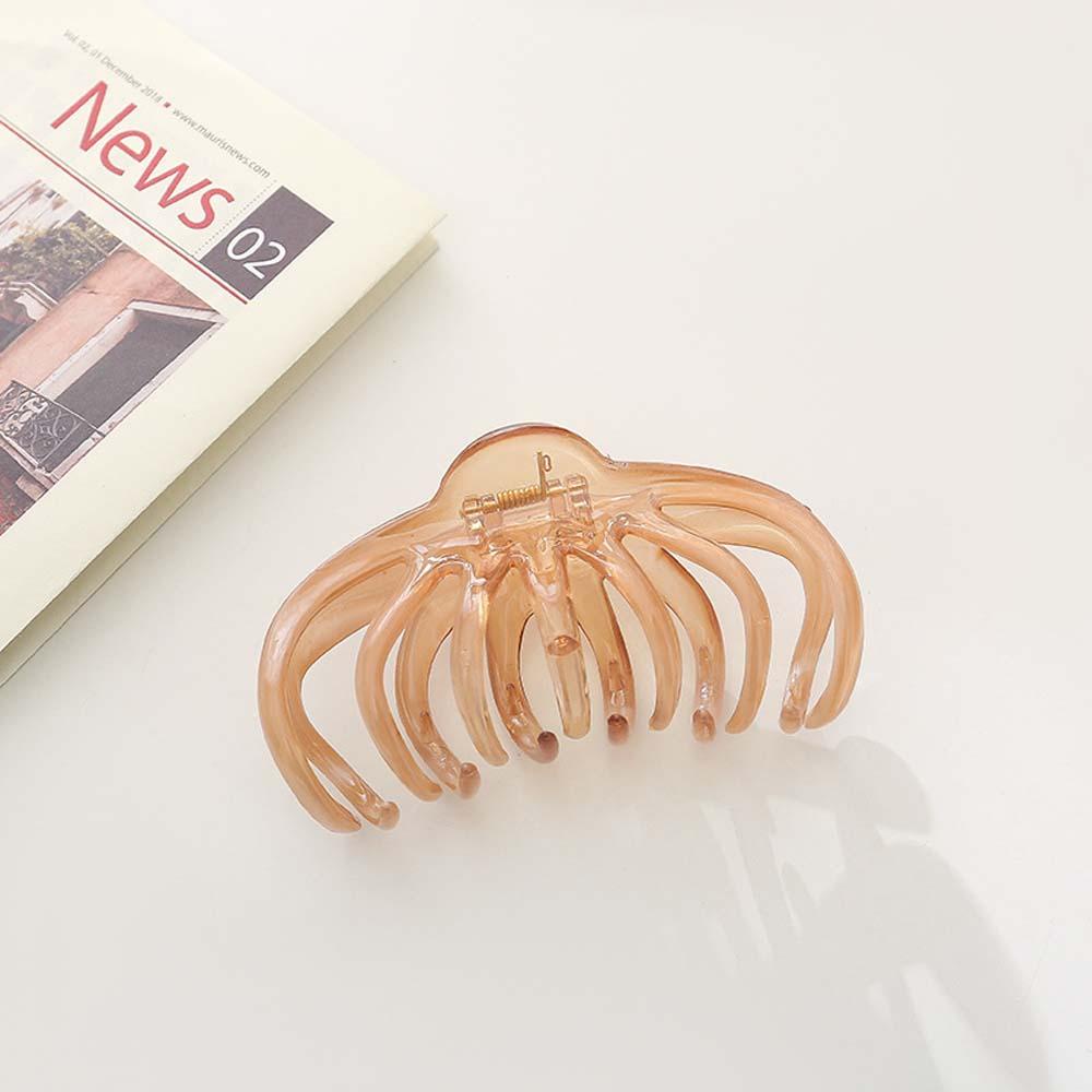 Kẹp Tóc Càng Cua Bằng Acrylic Trong Suốt Kiểu Pháp Thanh Lịch