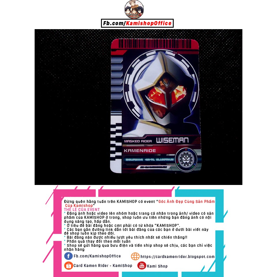 Thẻ Card Kamen Rider Wiseman