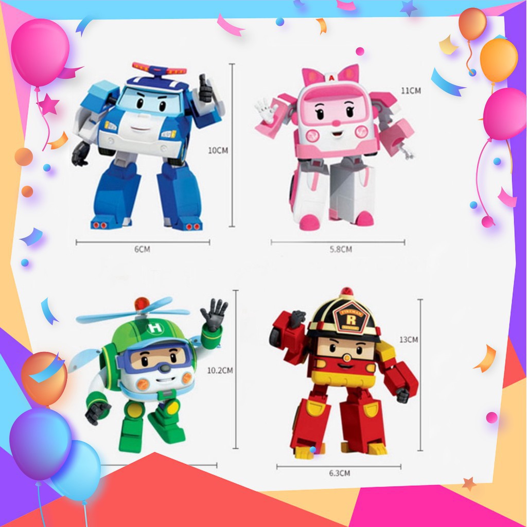 Xe Robocar Poli biến hình (4 mẫu)